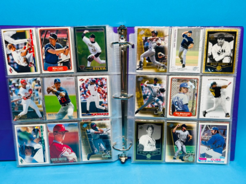 Photo 12 of 698885…342 mixed baseball trading cards in binder 