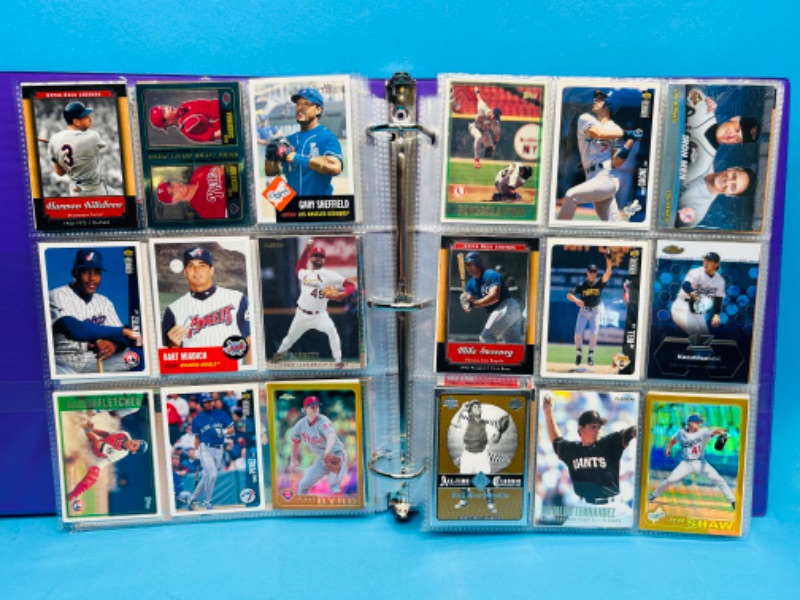 Photo 9 of 698885…342 mixed baseball trading cards in binder 