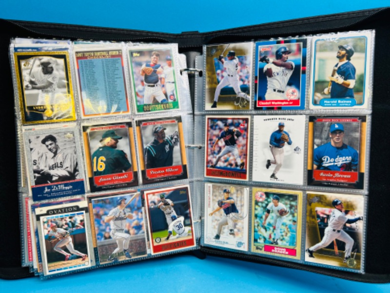 Photo 9 of 698886…360 mixed baseball trading cards in binder 