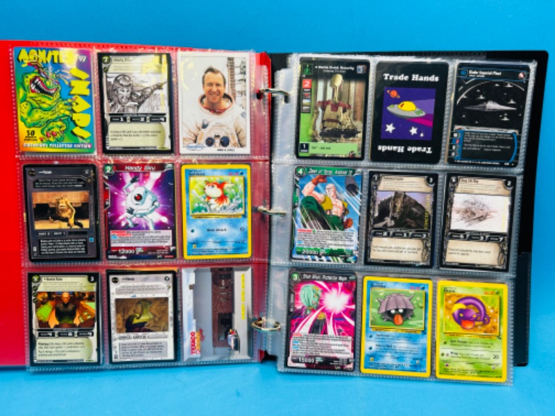 Photo 5 of 698889…216 mixed character and game trading cards in binder 