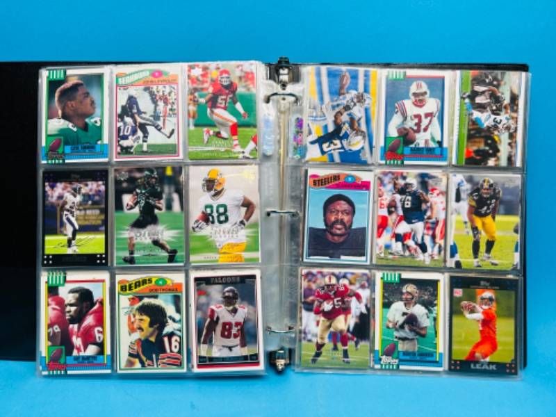 Photo 4 of 698890…288 mixed football trading cards in binder 