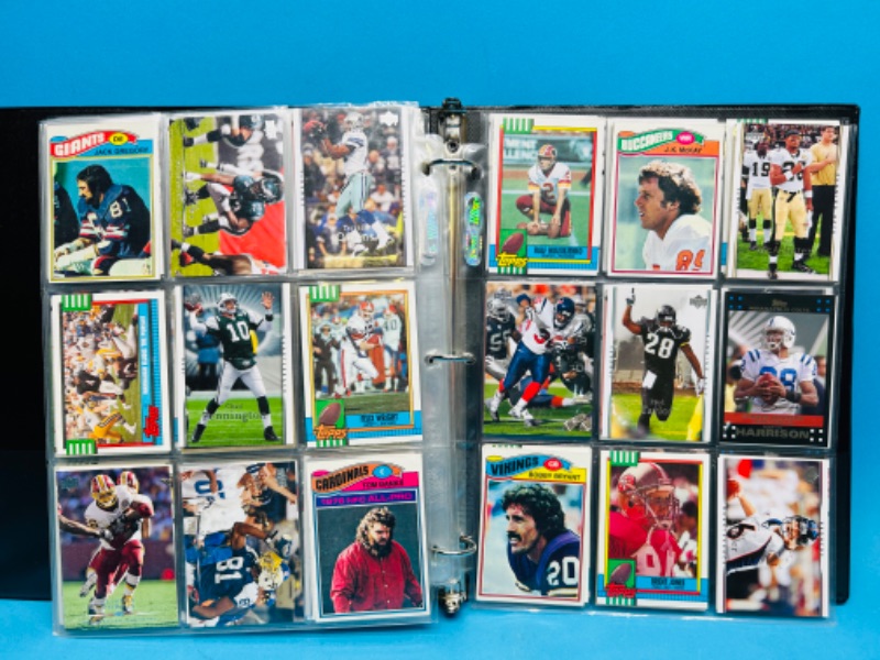 Photo 5 of 698890…288 mixed football trading cards in binder 