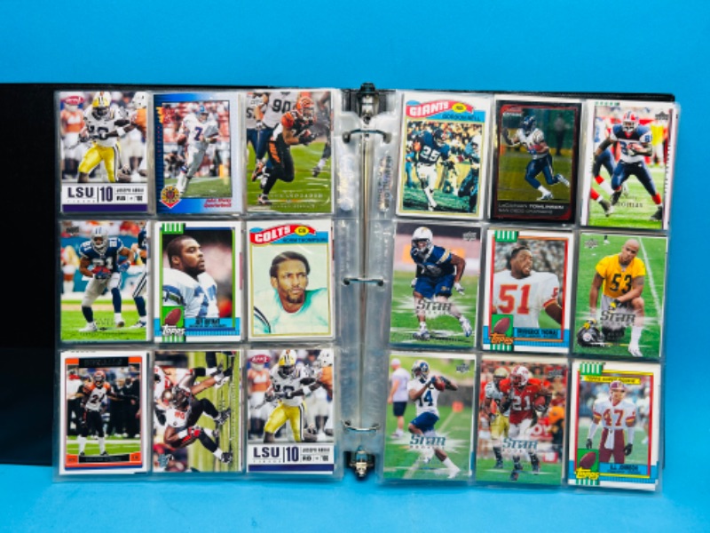 Photo 10 of 698890…288 mixed football trading cards in binder 