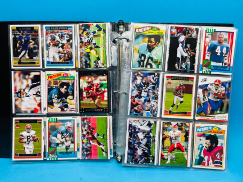 Photo 13 of 698890…288 mixed football trading cards in binder 