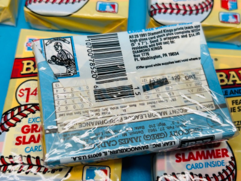 Photo 3 of 698898…8 sealed Donruss 1991 baseball puzzle and card packs 