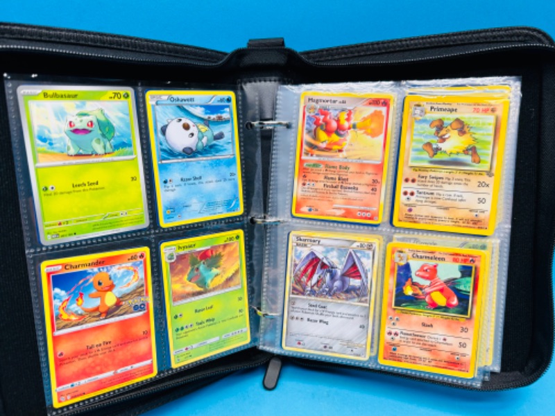 Photo 1 of 698926…112 mixed Pokémon cards in binder - various dates