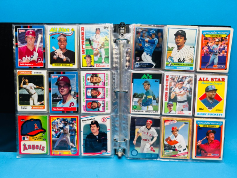 Photo 5 of 698931…360 mixed baseball trading cards in binder - older ones may show wear