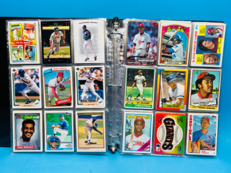 Photo 11 of 698931…360 mixed baseball trading cards in binder - older ones may show wear