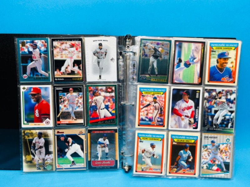 Photo 2 of 698931…360 mixed baseball trading cards in binder - older ones may show wear