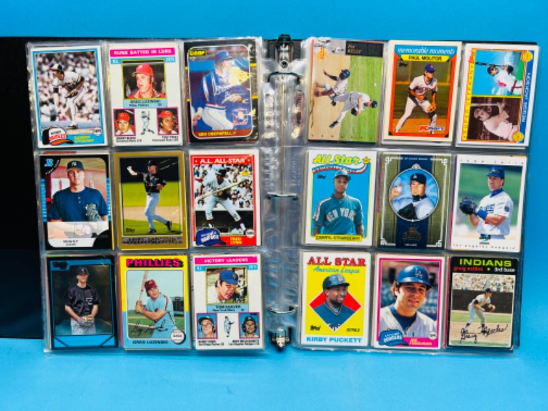 Photo 7 of 698931…360 mixed baseball trading cards in binder - older ones may show wear