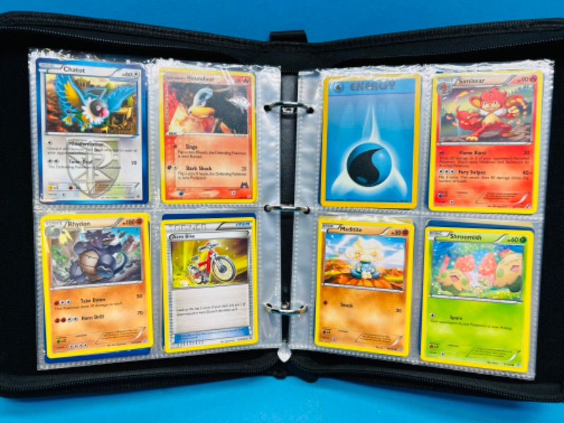 Photo 11 of 698932…128 mixed Pokémon cards in binder -various dates