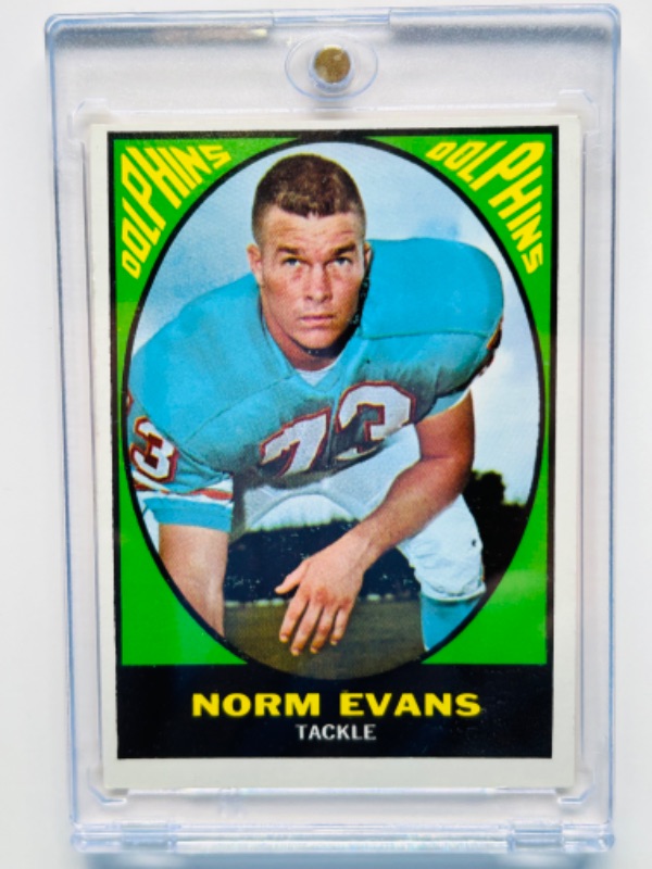 Photo 1 of 698950…1967 Norn Evans card 85  in hard plastic case 