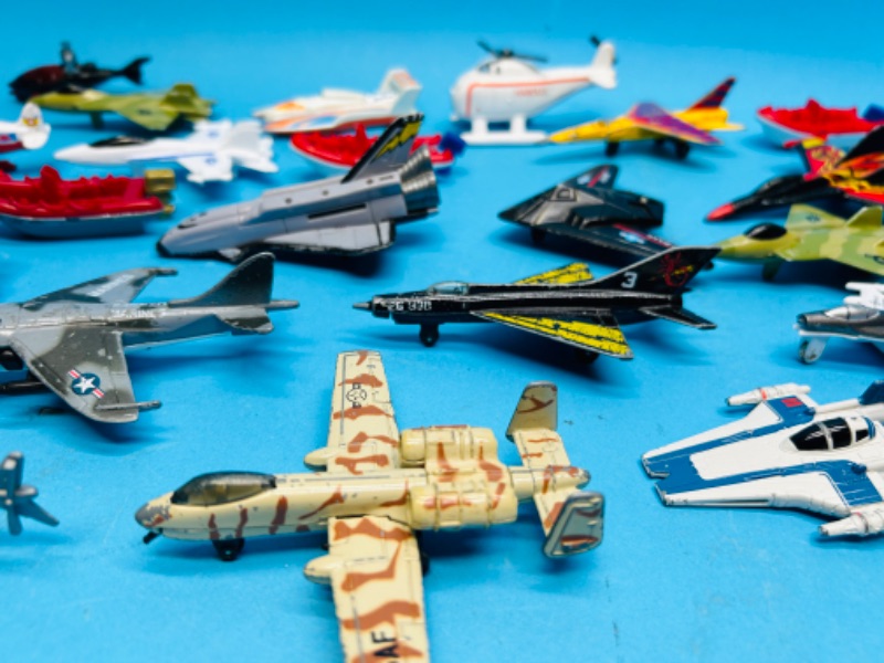 Photo 3 of 698962…major damage-die cast airplanes and boats- missing tires, wear, scuffs, dents from age