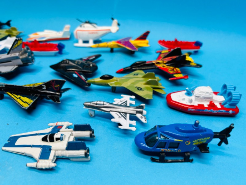 Photo 5 of 698962…major damage-die cast airplanes and boats- missing tires, wear, scuffs, dents from age