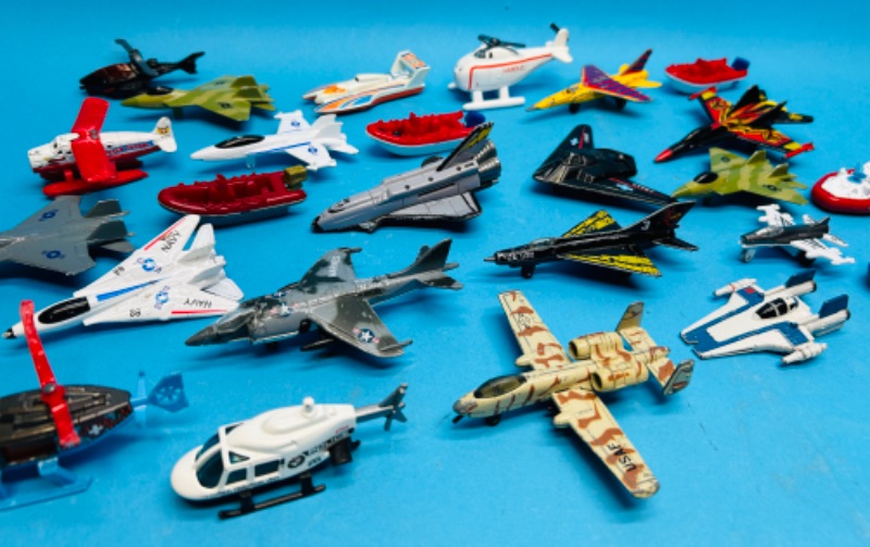 Photo 4 of 698962…major damage-die cast airplanes and boats- missing tires, wear, scuffs, dents from age