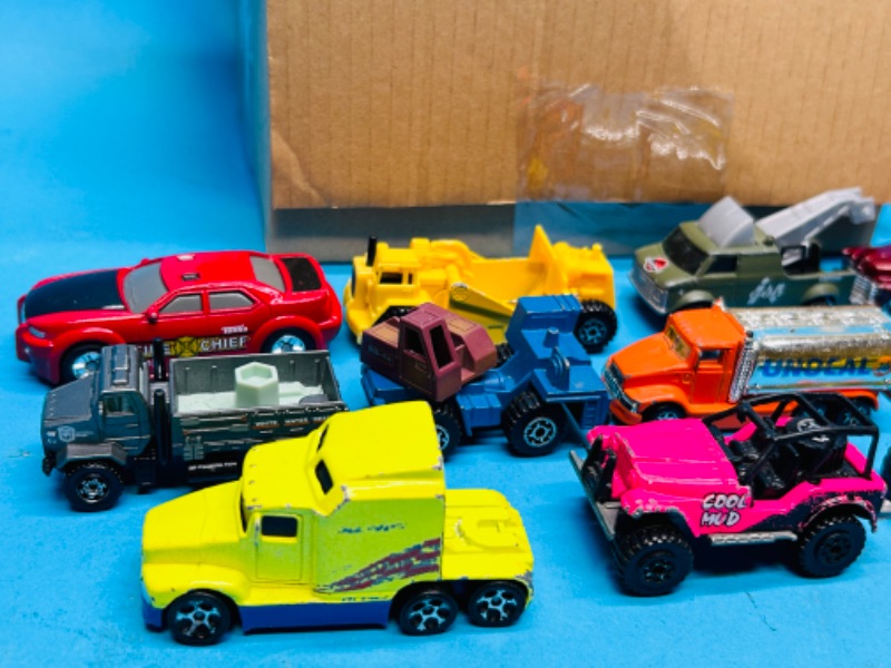 Photo 4 of 698966…minor damage- 28 die cast trucks with some wear -see photos 