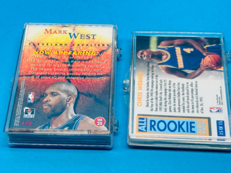 Photo 2 of 698986…2 basketball card sets in cases 1-25 and 1-15