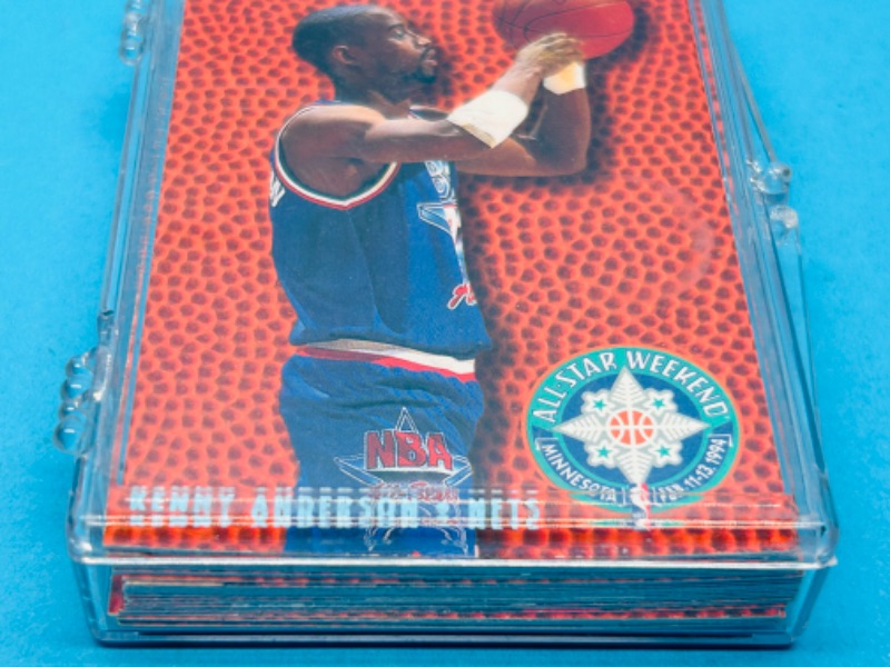 Photo 2 of 698988…fleer NBA all-Star weekend card set 1-26 in case