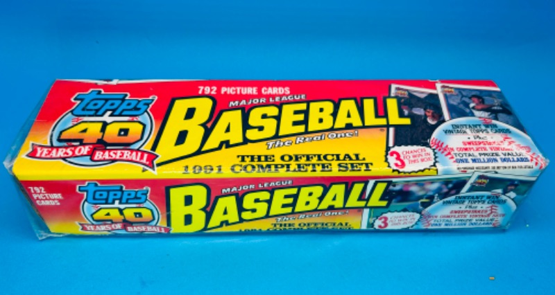 Photo 1 of 699003…sealed Topps 40 years of baseball 1991 complete set 792 cards