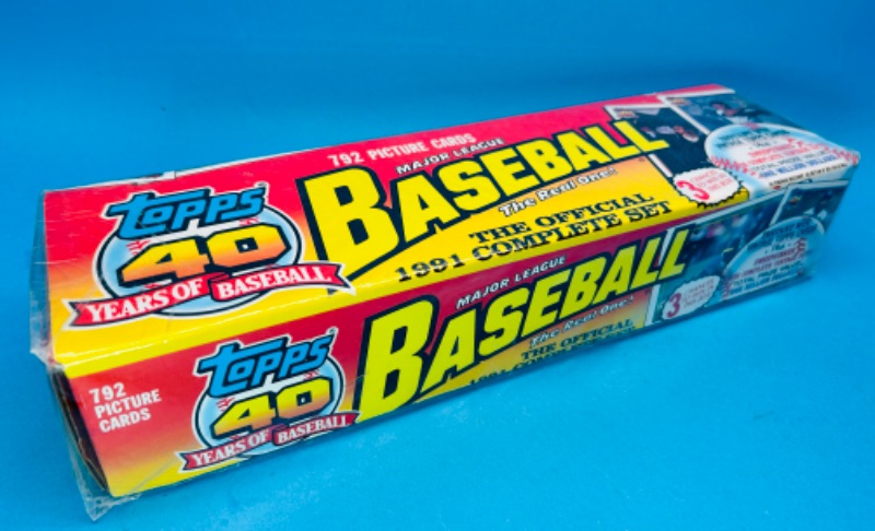 Photo 2 of 699003…sealed Topps 40 years of baseball 1991 complete set 792 cards