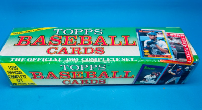 Photo 1 of 699004…sealed 1990 Topps baseball card set 792 cards