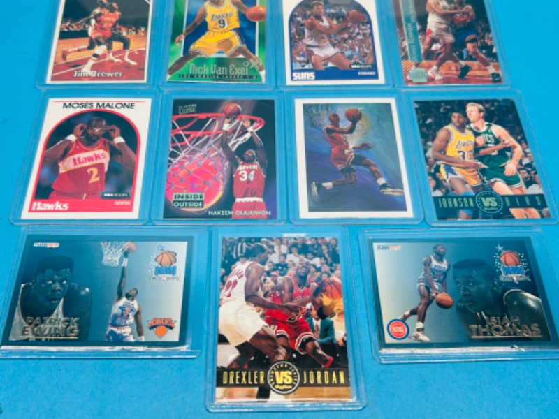 Photo 3 of 699007…15 collectible basketball cards in hard plastic sleeves 