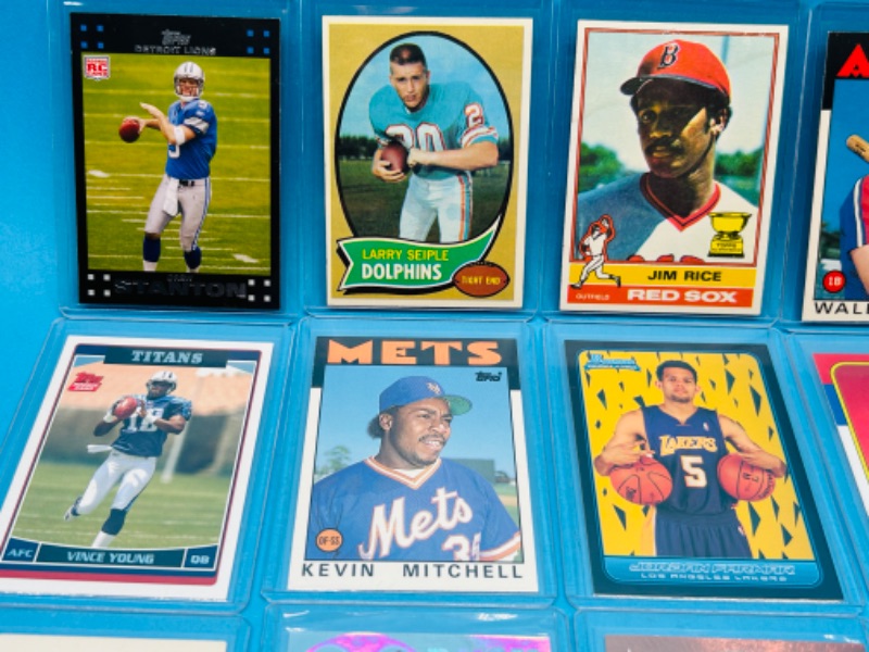 Photo 4 of 699008…15 sports Rookie cards in hard plastic sleeves 