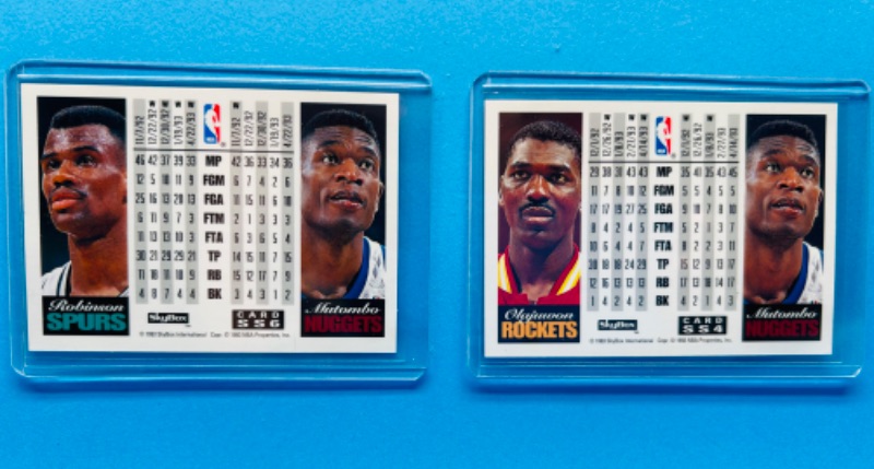 Photo 2 of 699017…2 Mutombo trading cards in hard plastic sleeves 