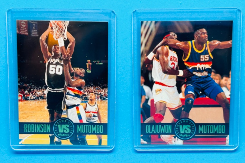 Photo 1 of 699017…2 Mutombo trading cards in hard plastic sleeves 