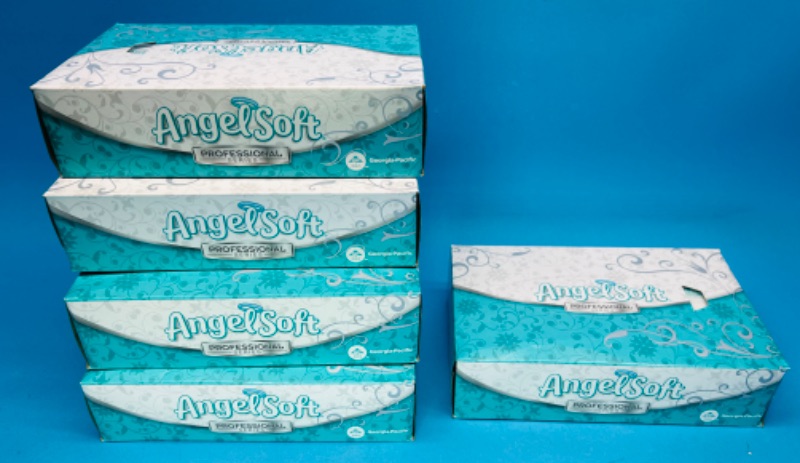 Photo 1 of 699022…5 boxes of Angel Soft professional series tissue 100 sheets per box