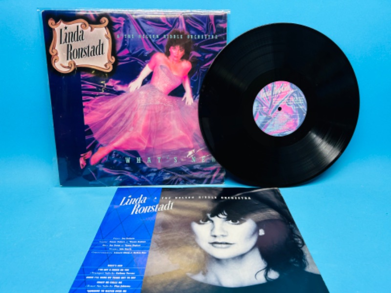 Photo 1 of 699036… Linda Ronstadt vinyl record in plastic sleeve 33 rpm