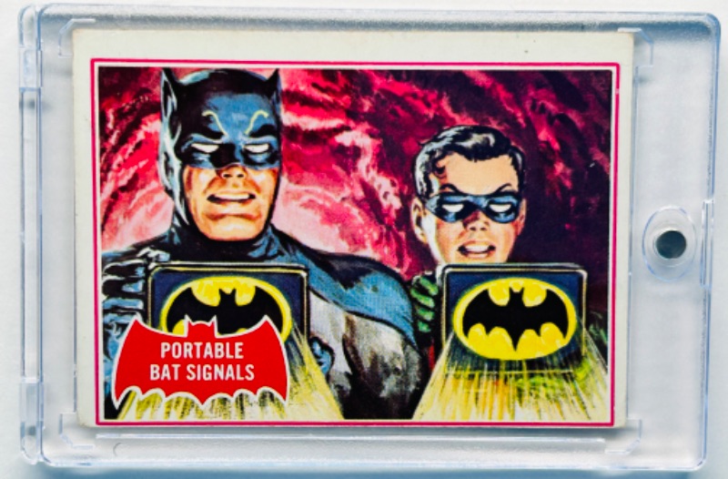 Photo 1 of 699061… vintage 1966 Batman card 16a  card in hard plastic case