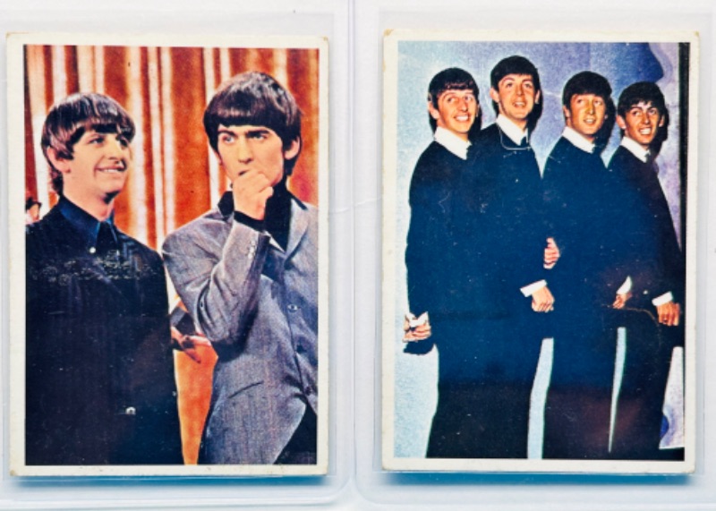 Photo 1 of 699069…vintage 1964 Beatles Diary cards in hard plastic sleeves 