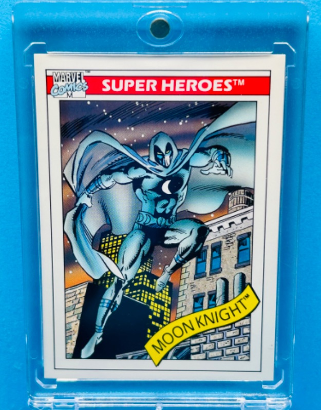 Photo 1 of 699085…marvel comics super heroes moon knight card 26  in hard plastic case 