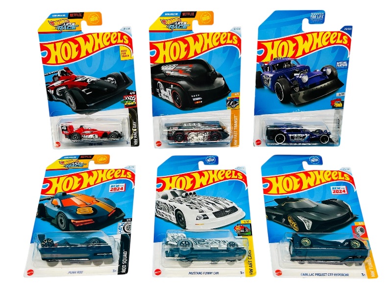 Photo 1 of 699095… 6 hot wheels die cast  cars 