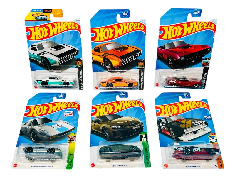 Photo 1 of 699097…6 hot wheels die cast muscle cars 