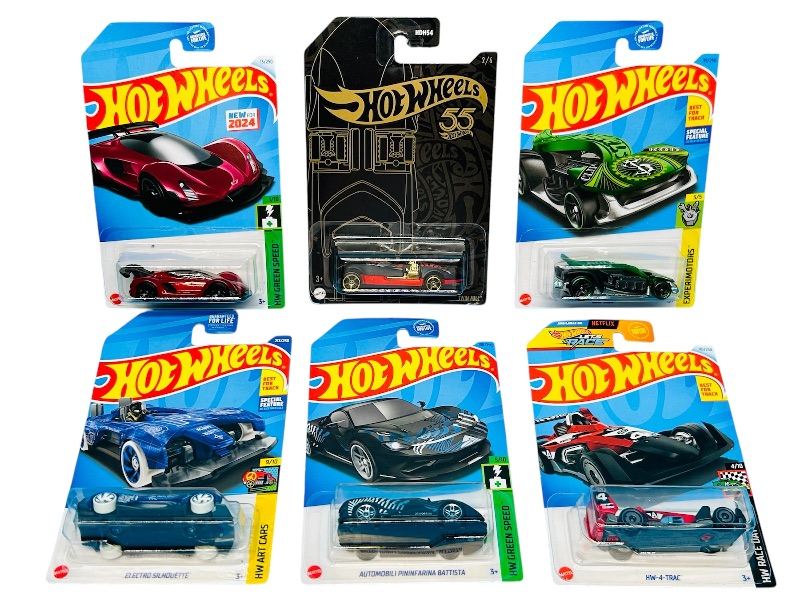 Photo 1 of 699100…  6 hot wheels die cast  cars 