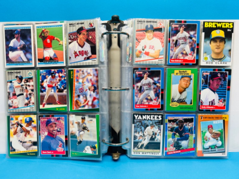 Photo 15 of 699113…450 mixed baseball trading cards in binder