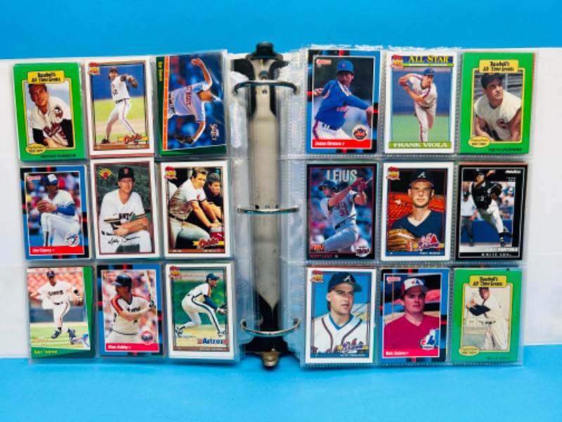 Photo 8 of 699113…450 mixed baseball trading cards in binder