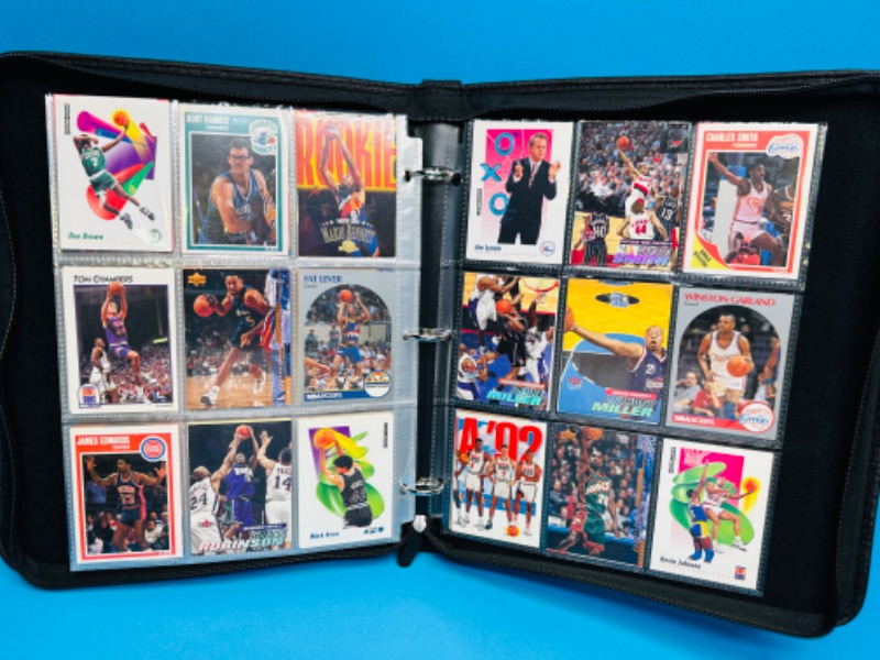 Photo 8 of 699114…252 mixed basketball trading cards in binder 