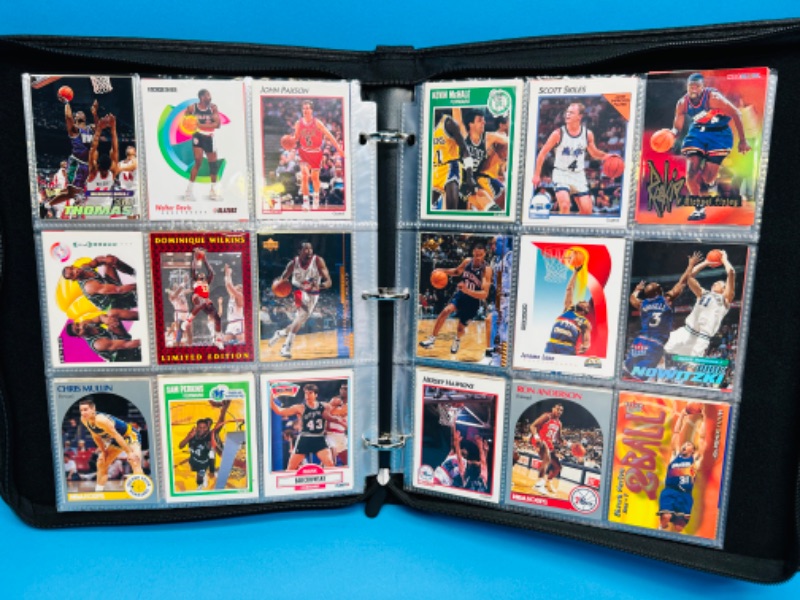 Photo 7 of 699114…252 mixed basketball trading cards in binder 