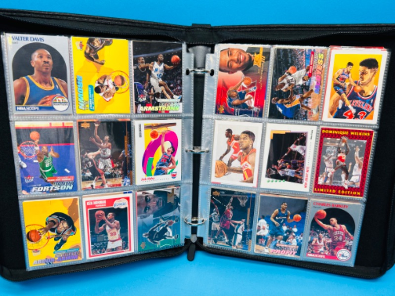 Photo 11 of 699114…252 mixed basketball trading cards in binder 