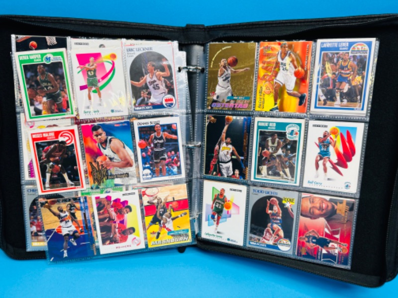 Photo 12 of 699114…252 mixed basketball trading cards in binder 