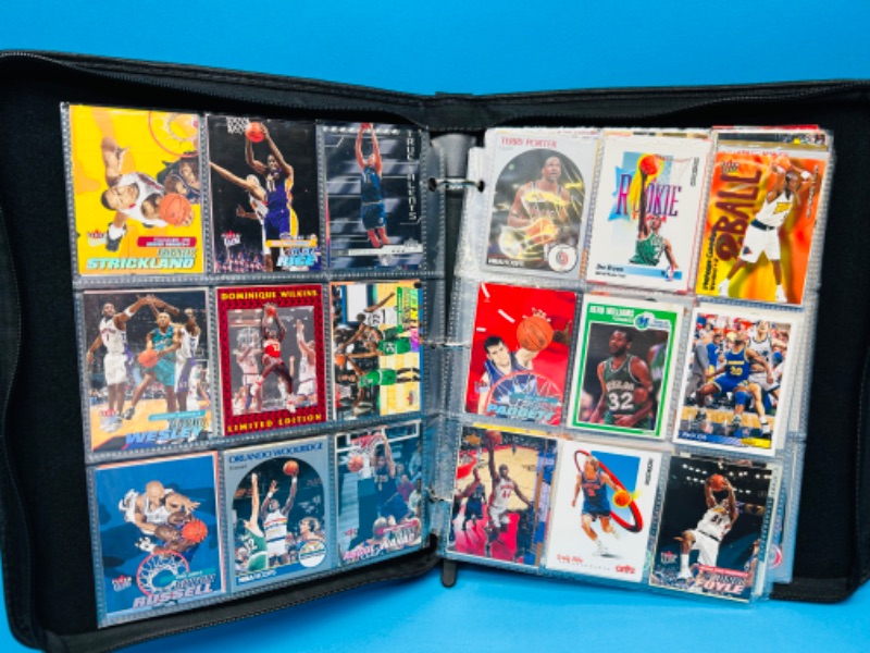 Photo 2 of 699114…252 mixed basketball trading cards in binder 