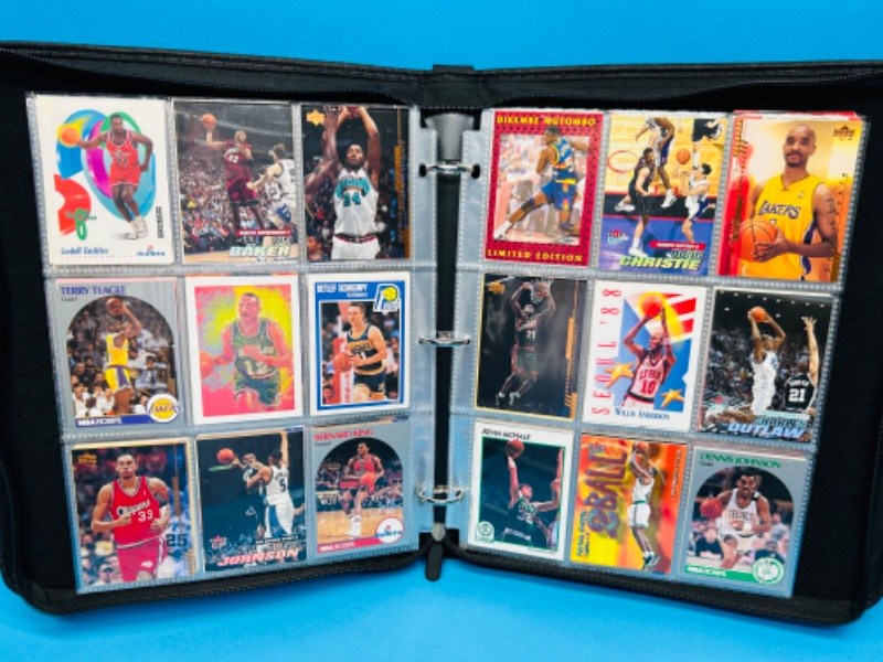 Photo 9 of 699114…252 mixed basketball trading cards in binder 