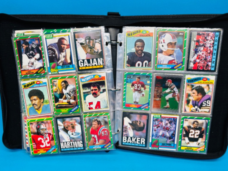 Photo 5 of 699115…252 mixed vintage football trading cards in binder -may have wear from age