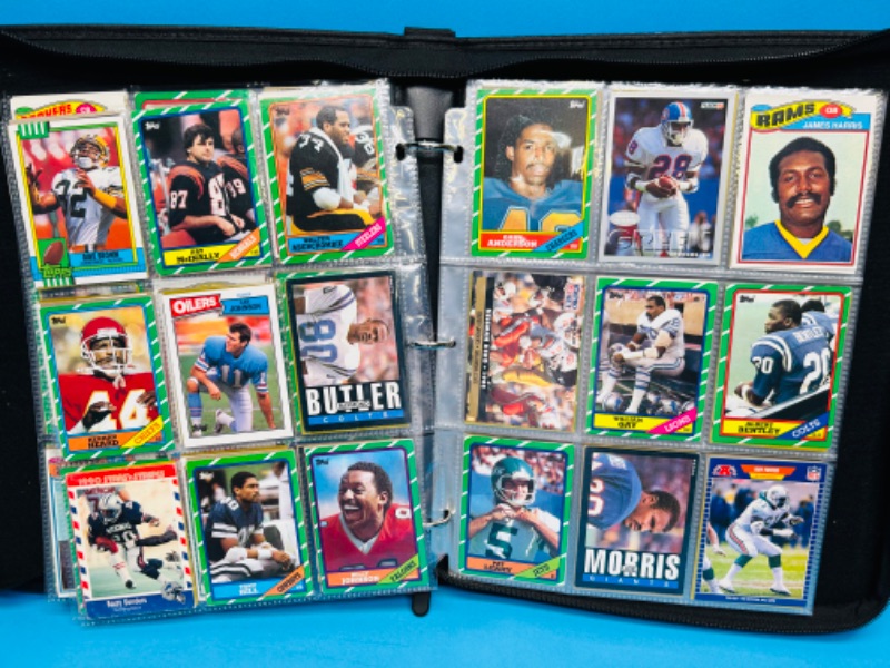 Photo 8 of 699115…252 mixed vintage football trading cards in binder -may have wear from age