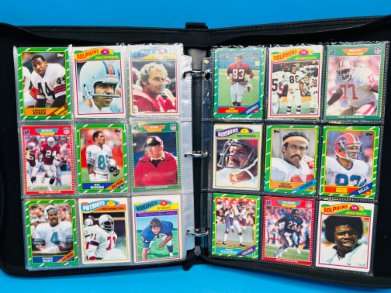 Photo 10 of 699115…252 mixed vintage football trading cards in binder -may have wear from age