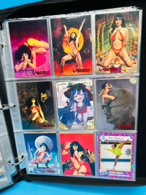 Photo 1 of 699117…final sale no returns no refunds-153 mixed sexy Vampirella, lady death, and Asian Anime cards in binder