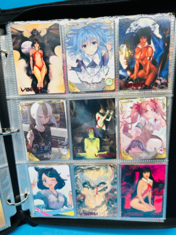 Photo 4 of 699117…final sale no returns no refunds-153 mixed sexy Vampirella, lady death, and Asian Anime cards in binder